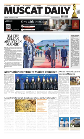 Cover of Muscat Daily