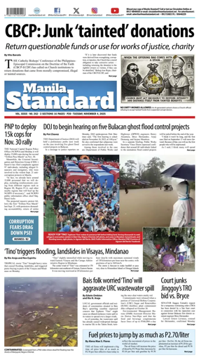 Cover of Manila Standard