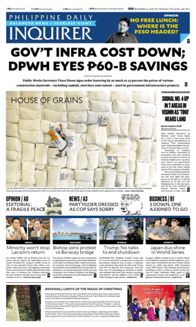Cover of Philippine Daily Inquirer