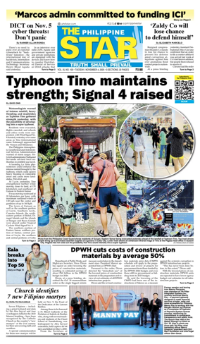 Cover of The Philippine Star