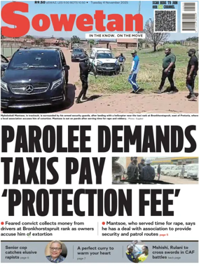 Cover of Sowetan