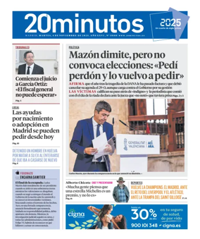 Cover of 20 Minutos Madrid