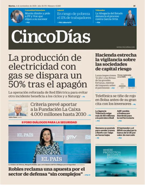 Cover of Cinco Días