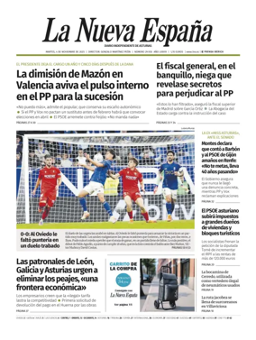 Cover of La Nueva Espana (Oriente)