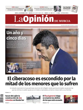 Cover of La Opinión de Murcia
