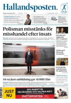 Cover of Hallandsposten