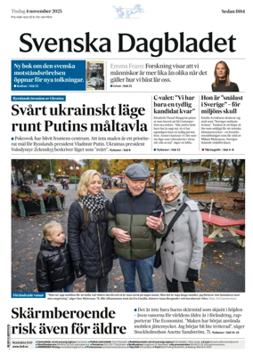 Cover of Svenska Dagbladet