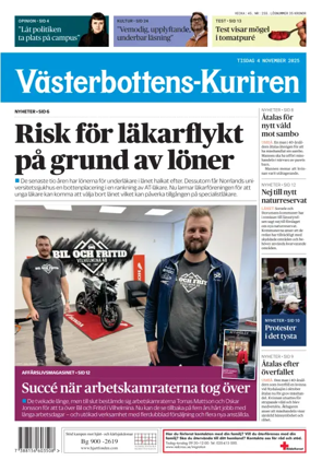 Cover of Västerbottens-Kuriren