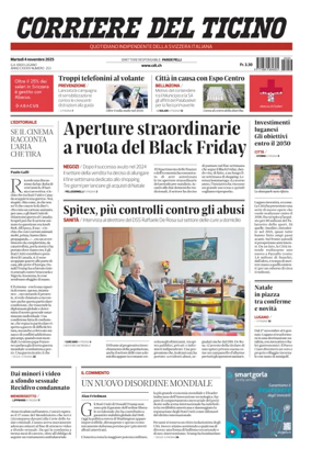 Cover of Corriere del Ticino