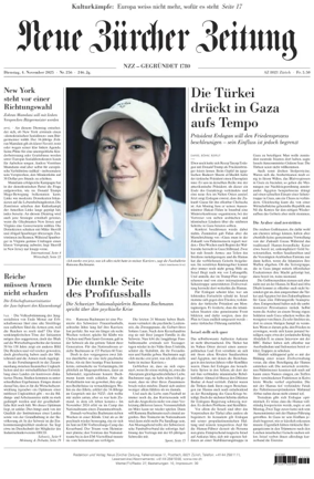Cover of Neue Zürcher Zeitung