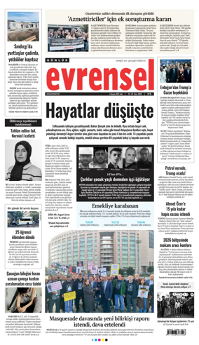 Cover of Evrensel Gazetesi