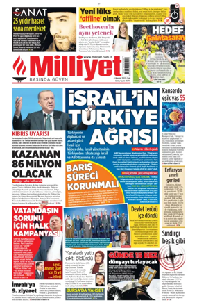 Cover of Milliyet