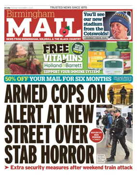 Cover of Birmingham Mail
