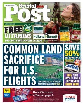 Cover of Bristol Post