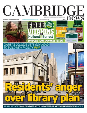 Cover of Cambridge News