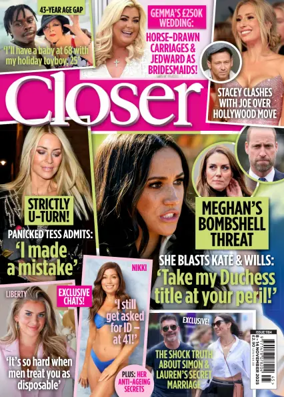Cover of Closer (UK)