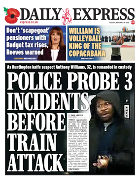 Cover of Daily Express
