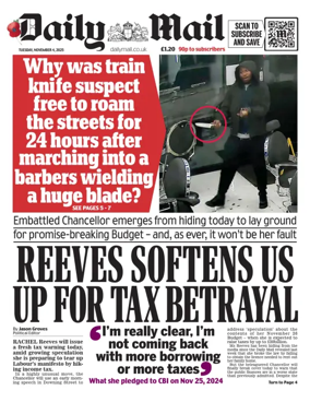 Cover of Daily Mail
