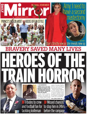 Cover of Daily Mirror