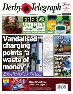 Cover of Derby Telegraph