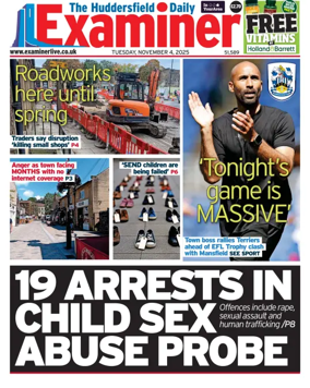Cover of Huddersfield Daily Examiner