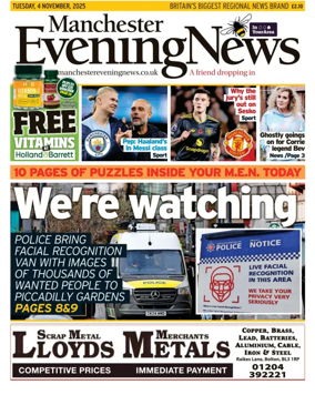 Cover of Manchester Evening News