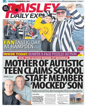Cover of Paisley Daily Express