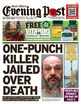 Cover of South Wales Evening Post