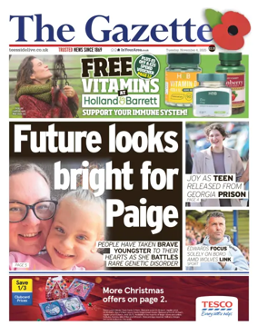 Cover of Teesside Evening Gazette