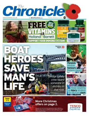 Cover of The Chronicle (South Tyneside and Durham)