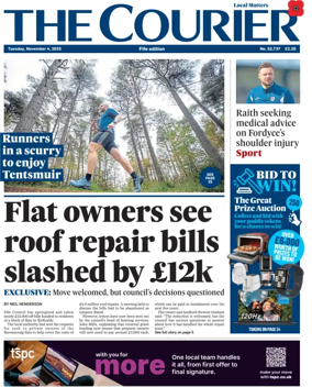 Cover of The Courier & Advertiser (Fife Edition)