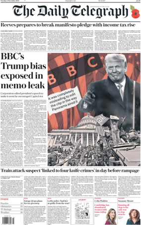 Cover of The Daily Telegraph