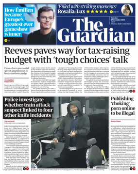 Cover of The Guardian
