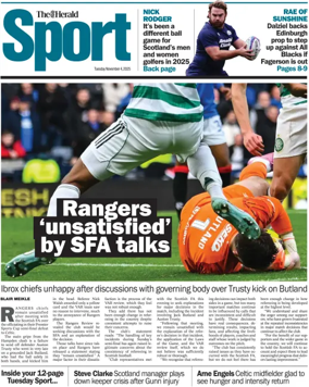 Cover of Herald Sport