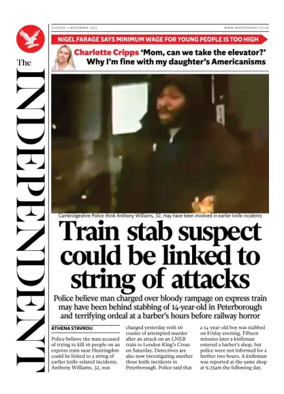 Cover of The Independent