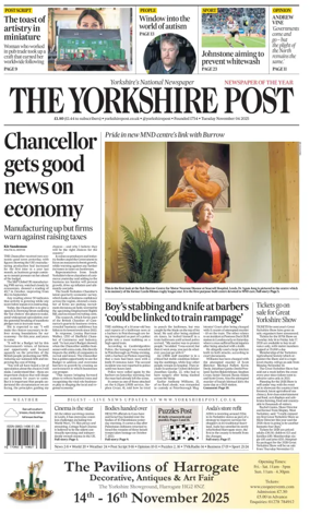 Cover of Yorkshire Post