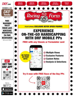 Cover of Daily Racing Form National Digital Edition