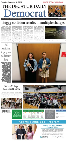 Cover of The Decatur Daily Democrat