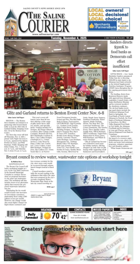 Cover of The Saline Courier