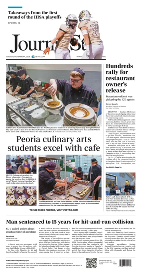 Cover of Journal Star (Peoria)