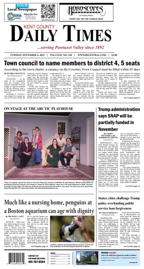 Cover of Kent County Daily Times