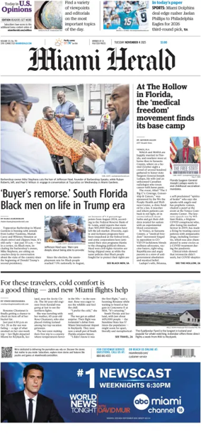 Cover of Miami Herald