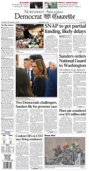 Cover of Northwest Arkansas Democrat-Gazette