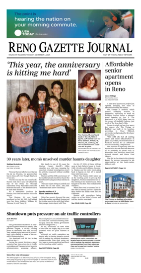 Cover of Reno Gazette Journal
