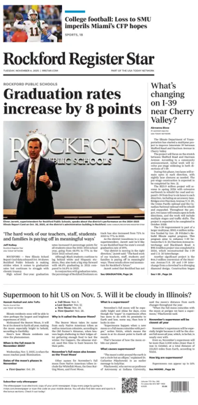 Cover of Rockford Register Star