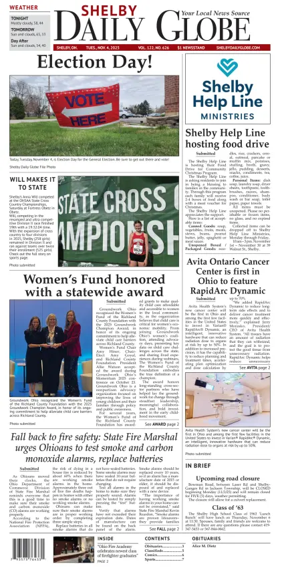 Cover of Shelby Daily Globe