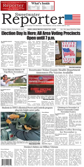 Cover of Sweetwater Reporter