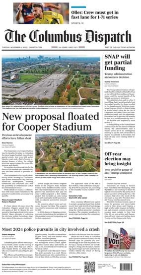 Cover of The Columbus Dispatch