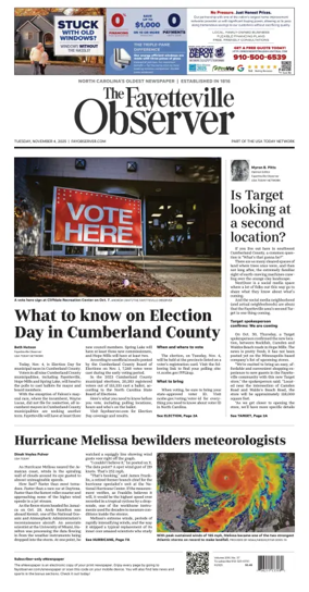 Cover of The Fayetteville Observer