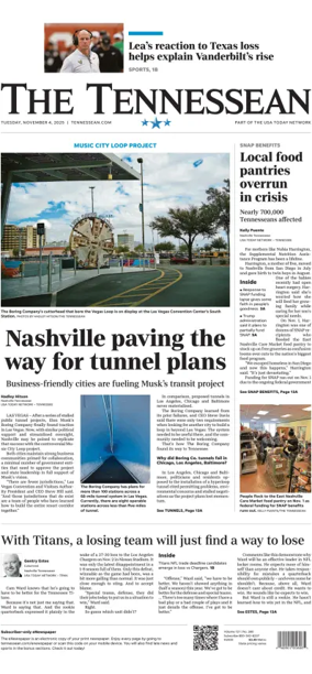 Cover of The Tennessean